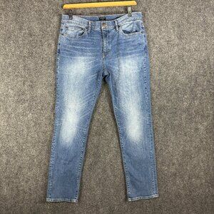 J. Crew Blue Slim Jeans with Vintage-Inspired Wash